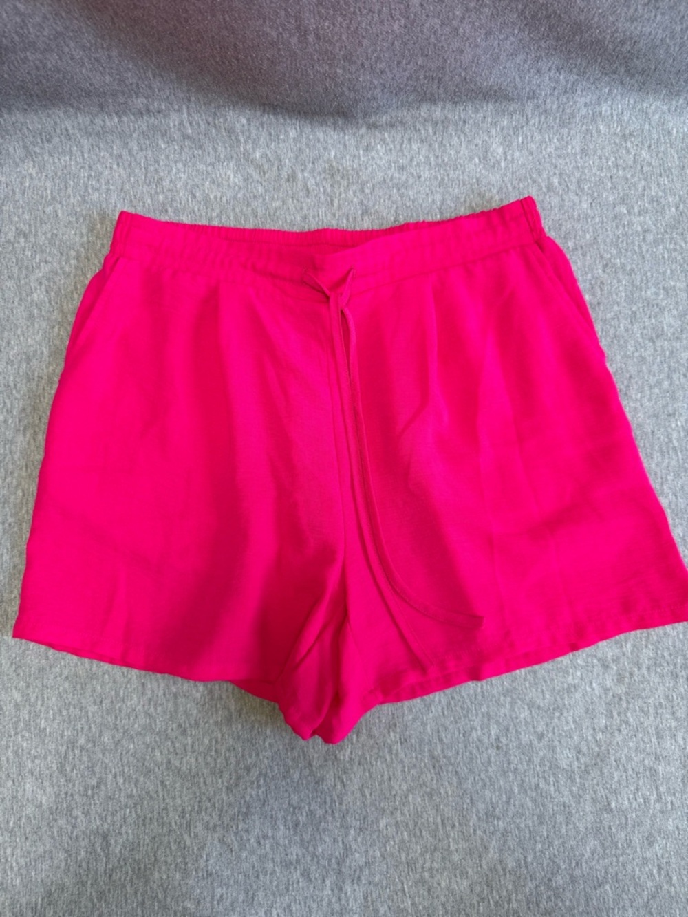 CeCe Hot Pink Drawstring Athletic Lounge Shorts
